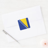 Sticker van de vlag van Bosnië-Herzegovina (Envelop)