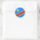 Sticker van de vlag van de Democratische Republiek (Tas)