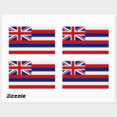 Sticker van de vlag van Hawaii-staat (Vel)