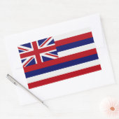 Sticker van de vlag van Hawaii-staat (Envelop)