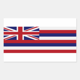Sticker van de vlag van Hawaii-staat