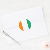 Sticker van de vlag van Ivoorkust (Envelop)