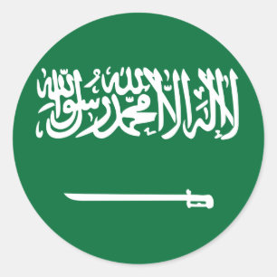 Sticker van de vlag van Saudi-Arabië