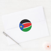 Sticker van de Zuid-Soedanese vlag (Envelop)