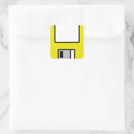 Sticker van diskette (Tas)
