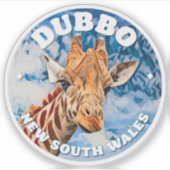 Sticker van Dubbo, New South Wales (Voorkant)