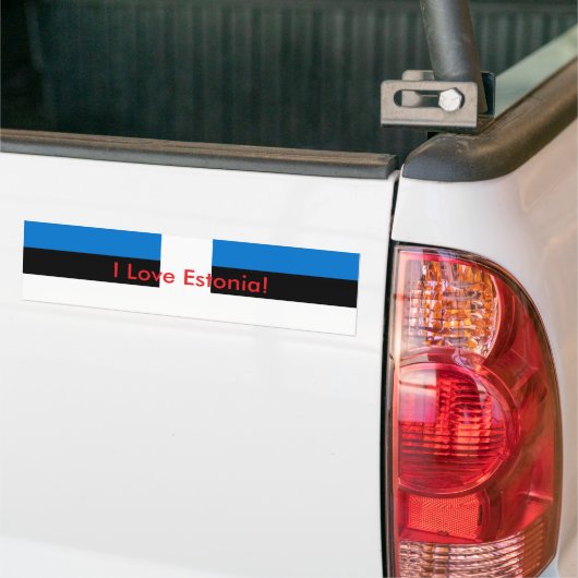 Sticker van Estland (Op Truck)