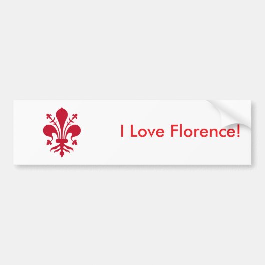 Sticker van Florence, Italië (Voorkant)