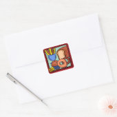 Sticker van gebakken producten (Envelop)
