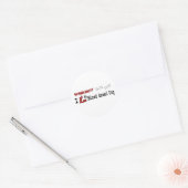 Sticker van gemengde fokhonden (I Love) (Envelop)