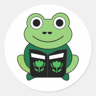 sticker van gesneden kikker
