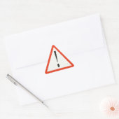 Sticker van gevarensignaal (Envelop)