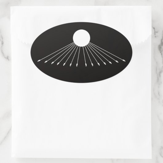 Sticker van Gods leger (Tas)