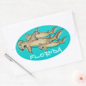 Sticker van hamerhaaien (Envelop)