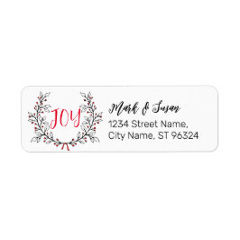 Sticker van het Adres van de Terugkeer van de fees