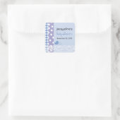 Sticker van het Baby shower van het landelijke Gra (Tas)