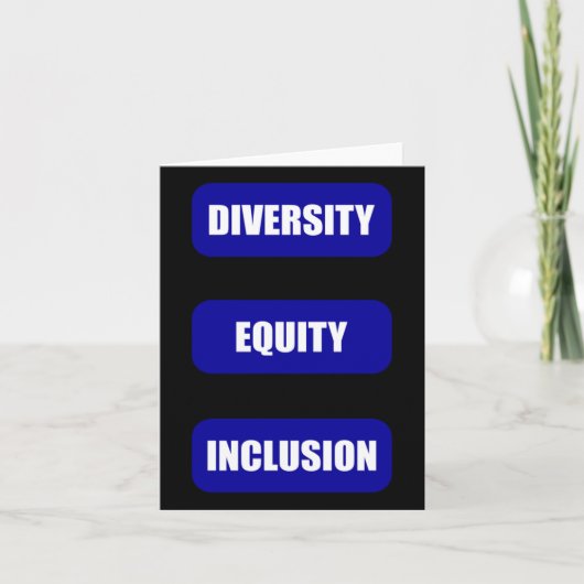 Sticker van het Diversity Equity Inclusion Pack 1 Kaart (Voorkant)