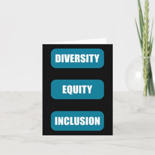 Sticker van het Diversity Equity Inclusion Pack 2 Kaart (Voorkant)