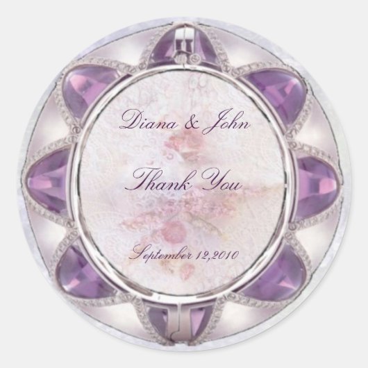 Sticker van het edelhuwelijk (Voorkant)