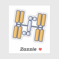 Sticker van het Internationaal Ruimtestation (ISS)