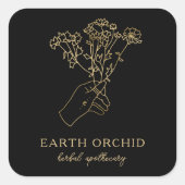 Sticker van het kruidenplein en van de Floral Apot (Voorkant)