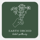 Sticker van het kruidenplein en van de Floral Apot (Voorkant)