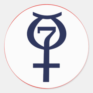 Sticker van het kwikprogramma