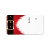 Sticker van het Label Santa Label (Voorkant)