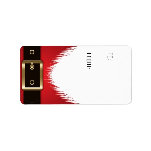 Sticker van het Label Santa Label (Voorkant)