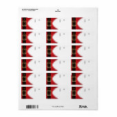 Sticker van het Label Santa Label (Full Sheet)
