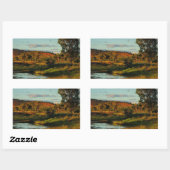 Sticker van het landschap Dajarra (Vel)