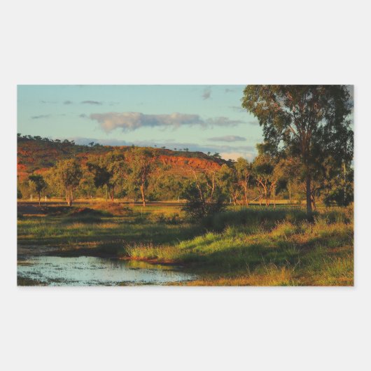 Sticker van het landschap Dajarra (Voorkant)
