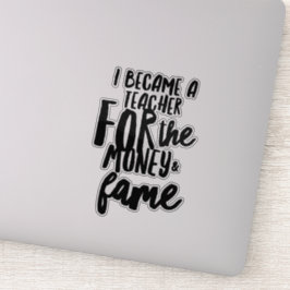 Sticker van het Leven van de leraar