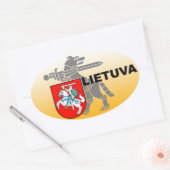 Sticker van het Litouwse ministerie van Defensie! (Envelop)