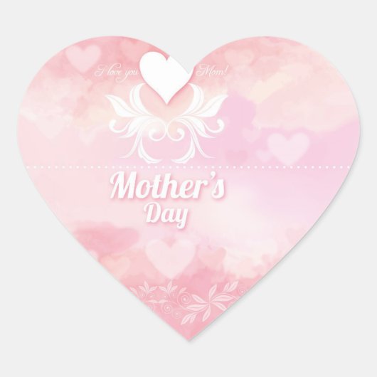 Sticker van het moederhart (Voorkant)