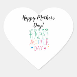 Sticker van het moederhart