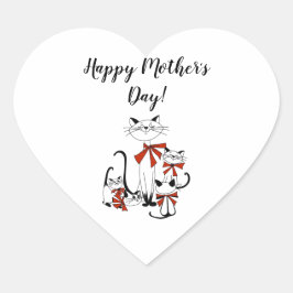 Sticker van het moederhart