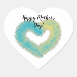 Sticker van het moederhart