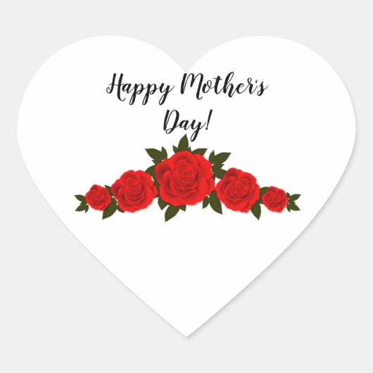 Sticker van het moederhart (Voorkant)