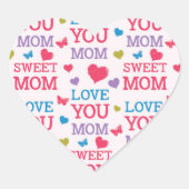 Sticker van het moederhart (Voorkant)