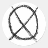 Sticker van het operatorsymbool (Voorkant)