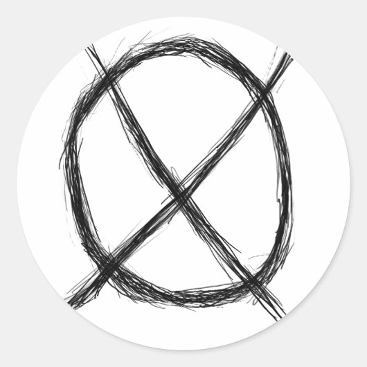 Sticker van het operatorsymbool (Voorkant)