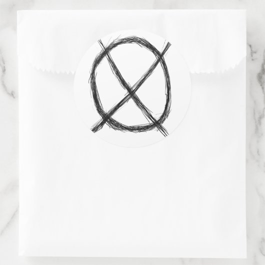 Sticker van het operatorsymbool (Tas)