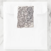 Sticker van het orgaan van de ongerustheid (Tas)