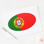 Sticker van het Portugese vlaggenland | Vlag van P (Envelop)