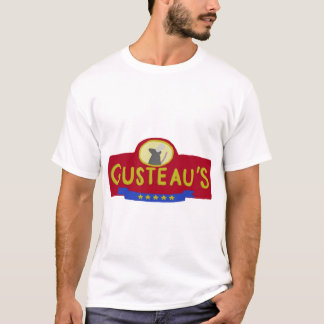 sticker van het restaurant van gusteau t-shirt