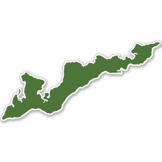 Sticker van het Silhouette Decal van de vissers - (Voorkant)