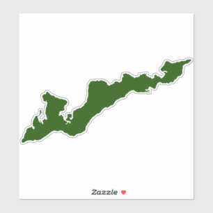 Sticker van het Silhouette Decal van de vissers - 