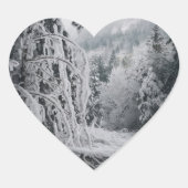 Sticker van het sneeuwwoud (Voorkant)