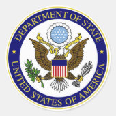Sticker van het State Department (Voorkant)